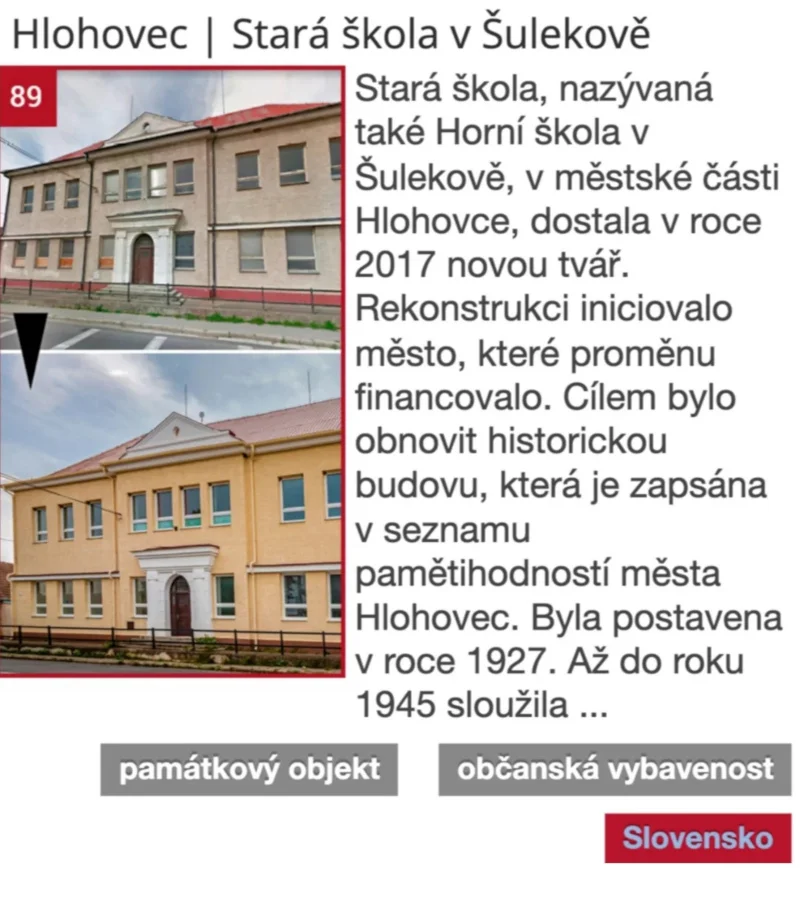 kulturna premena Hlohovec