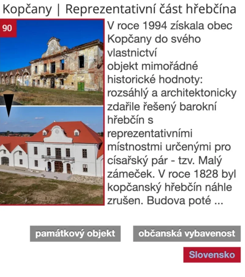 kulturna premena Kopčany