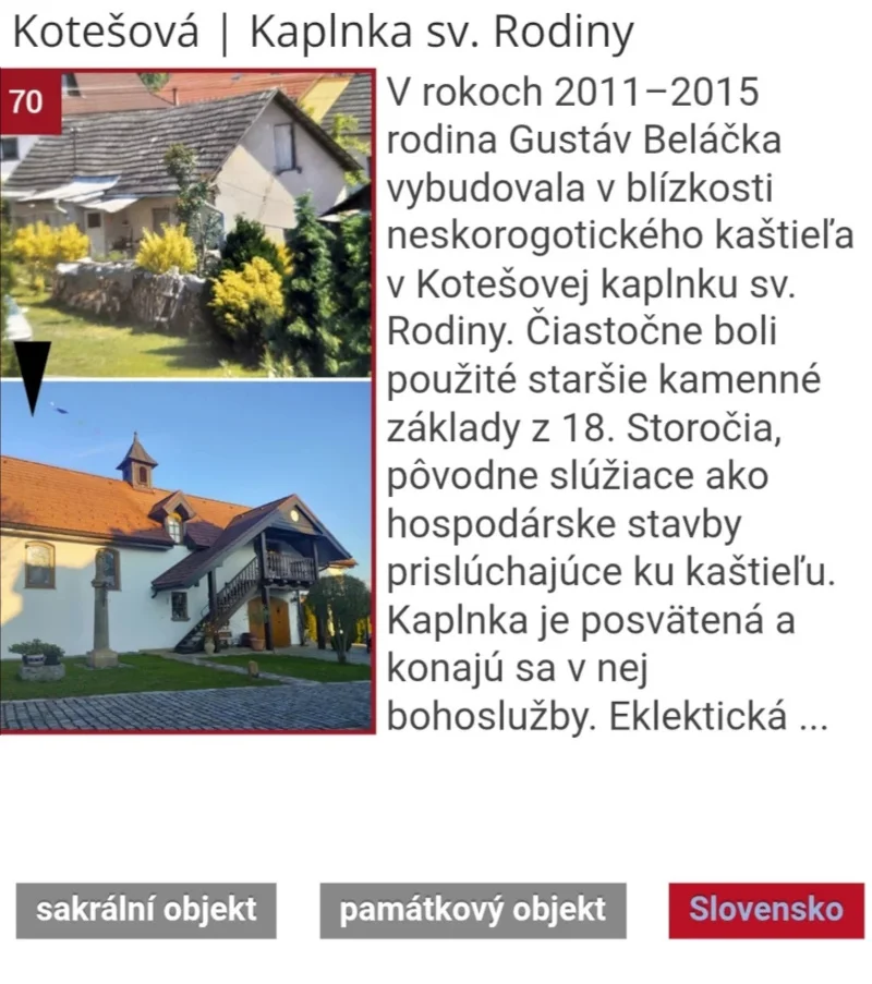 kulturna premena Kotešová