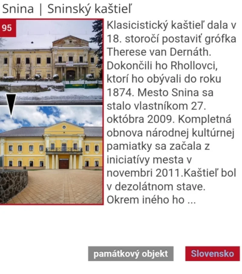 kulturna premena Snina