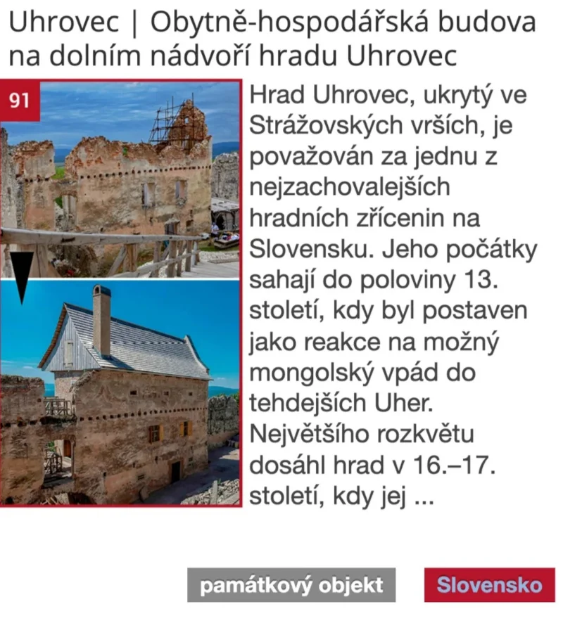 kulturna premena Uhrovec