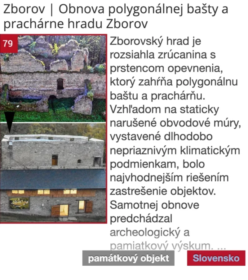 kulturna premena Zborov